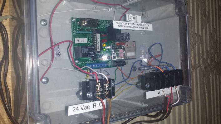 indoor reset boiler control
